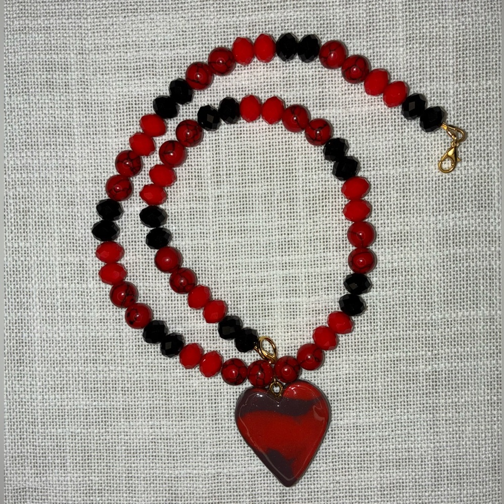 Handmade Multi-Gemstone Beaded Necklace with 24K Gold lobster claw Clasp